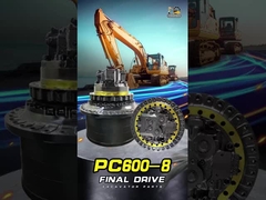 زندگی طولانی Excavator komatsu PC600-8 Final Drive مجموعه گیربکس