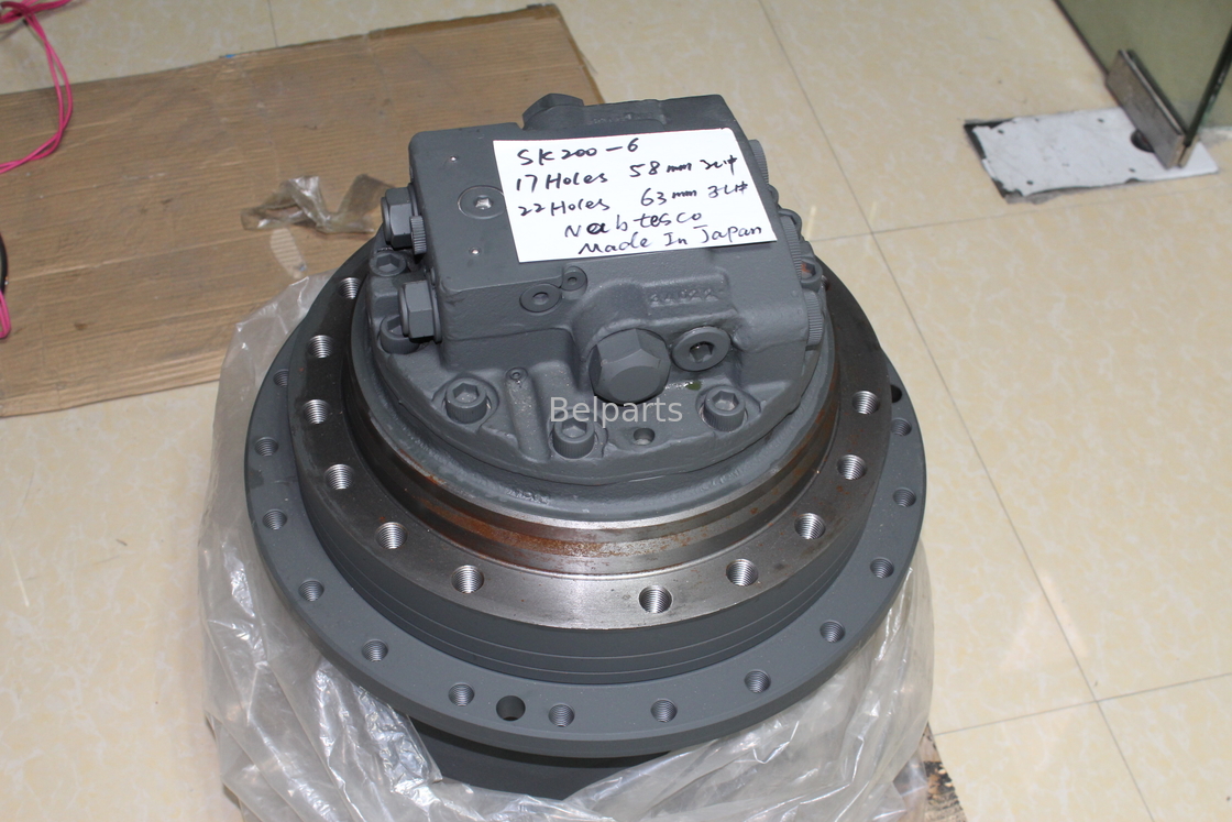 قطعات بیل مکانیکی Sk200-6e درایو نهایی هیدرولیک برای Kobelco YN15V00011F1 YN15V00011F3 YN15V00011F4