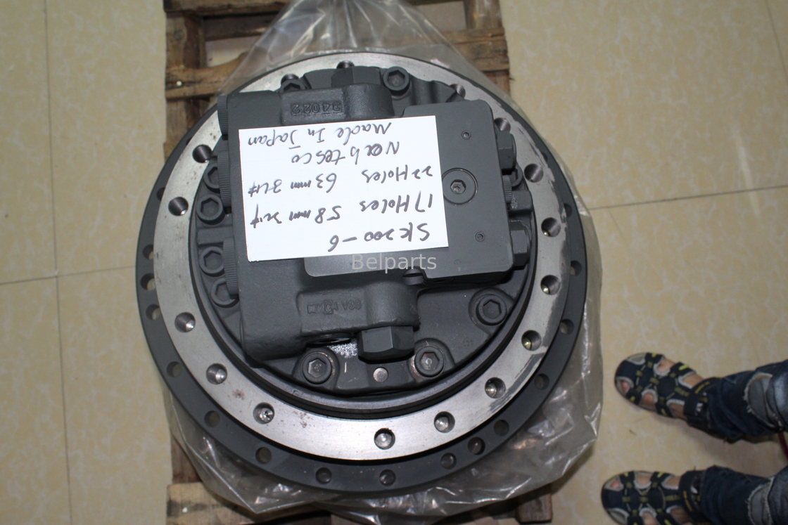قطعات بیل مکانیکی Sk200-6e درایو نهایی هیدرولیک برای Kobelco YN15V00011F1 YN15V00011F3 YN15V00011F4