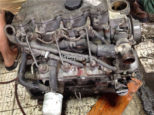 بیل مکانیکی قطعه موتور Assy EX55 NS35 3LD1 مجموعه موتور دیزلی دست دوم