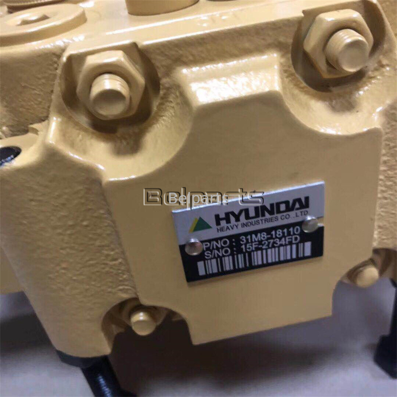 حفاری هیدرولیک R55-7 R60-7 دریچه کنترل اصلی برای هیوندای 31M8-19121 31M8-10110 31M8-10120