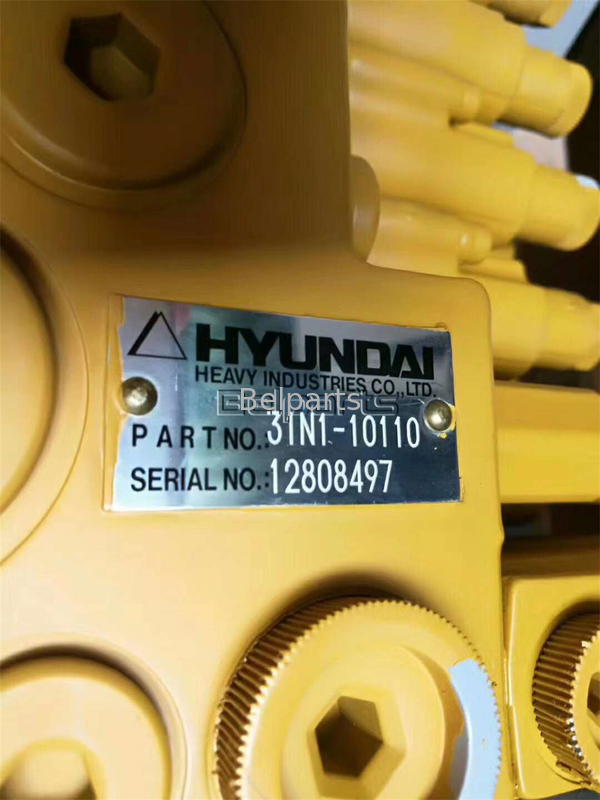 قطعات Belparts Excavator هیدرولیک R80-7 دریچه کنترل اصلی برای هیوندای 31N1-10110