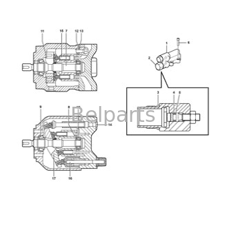 VOE 11708076 کنترل حفاری Vavle A35F FS A35F/G A35F/G FS A40F FS A40F/G A40F/G FS برای کامیون های جمع آوری شده