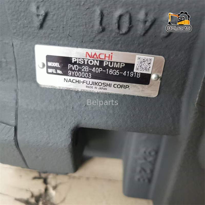 DX35 Nachi PVD-2B-40P-16G5 پمپ اصلی حفاری برای قطعات معدنی حفاری
