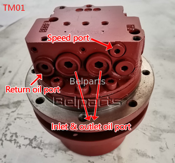 قطعات بیل U15-3 KX41.2 KX41.2V KX36.3 K008 حفاری موتور هیدرولیک Kubota15 SK1.5 برای TM01