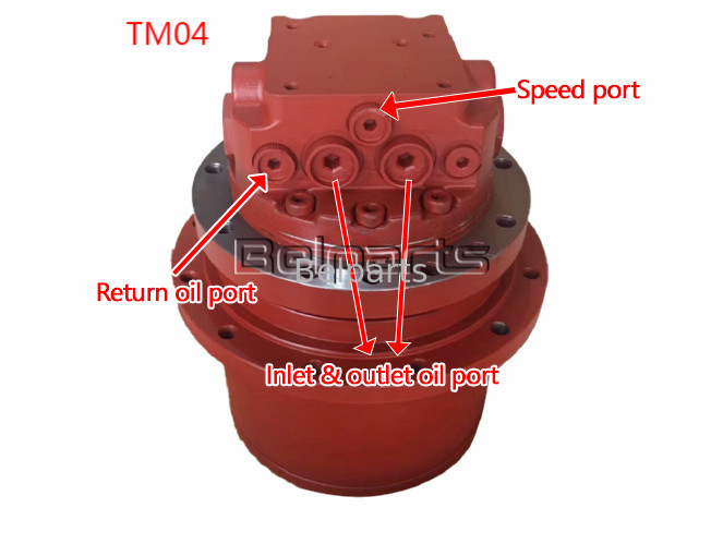 KYB MAG26VP PHV-390-53B EX40 IHI40JX Final Drive Assy برای قطعات حفاری TM04