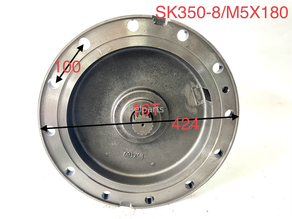 موتور هیدرولیک Swing Motor M5X180 SK350-8 CX370 برای قطعات مینی Excavator