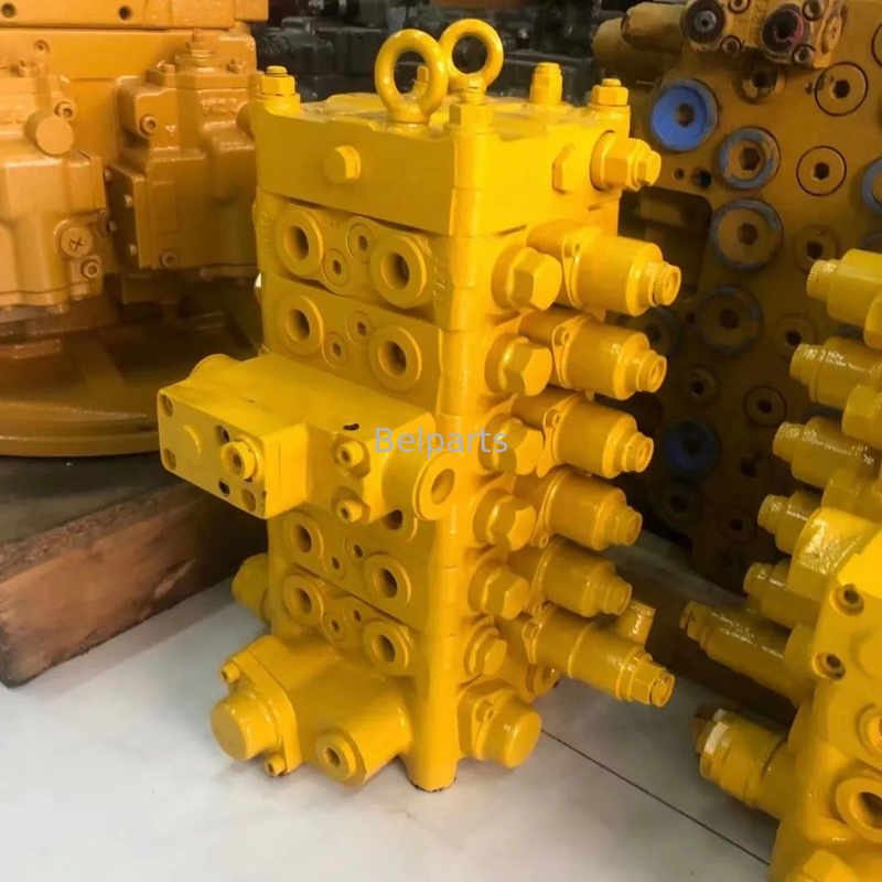 شماره بخش PC120-6 کنترل دریچه اصلی Assy کنترل دریچه Assy برای Komatsu PC120-6 PC120-7 مواد فولادی