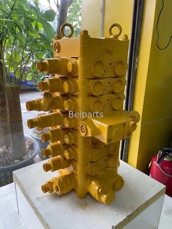 شماره بخش PC120-6 کنترل دریچه اصلی Assy کنترل دریچه Assy برای Komatsu PC120-6 PC120-7 مواد فولادی
