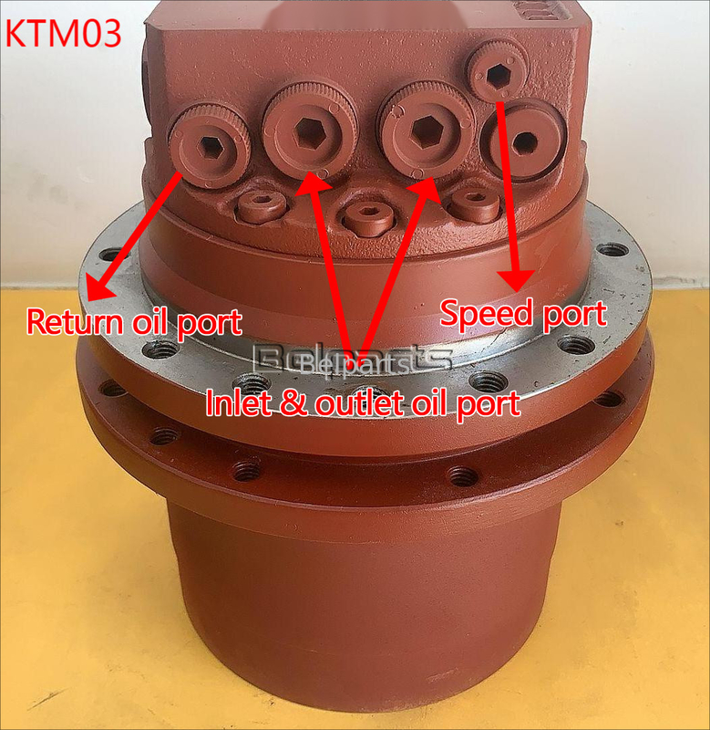 TM03 MAG18VP-220 PHV2B MB0161 مجموعه موتور حرکت بیل مکانیکی CX27B CX22B EC20