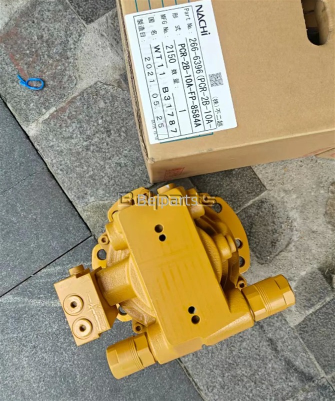 PCR-2B-10A-FP-8584A Nachi Swing Motor For Caterpillar CAT 304 304CR Excavator Part 266-6396 265-8752 2666396 2658752 Hydraulic Rotary Motor Device