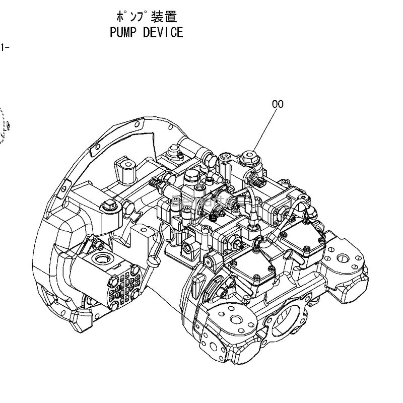 ZX200-3 ZX210-3 ZX230-3 ZX240-3 ZX250-3 پمپ هیدرولیک اصلی برای قطعات معدنی هیتاچی 9262319 9262320 9191165 9195236 9256125 9257348 HPV118 پمپ پیستون