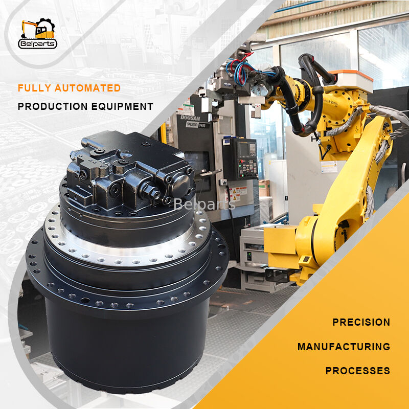 VIO17 Final Drive برای Yanmar مینی حفاری قطعات جایگزین مونتاژ موتور سفر OEM 172A64-73300