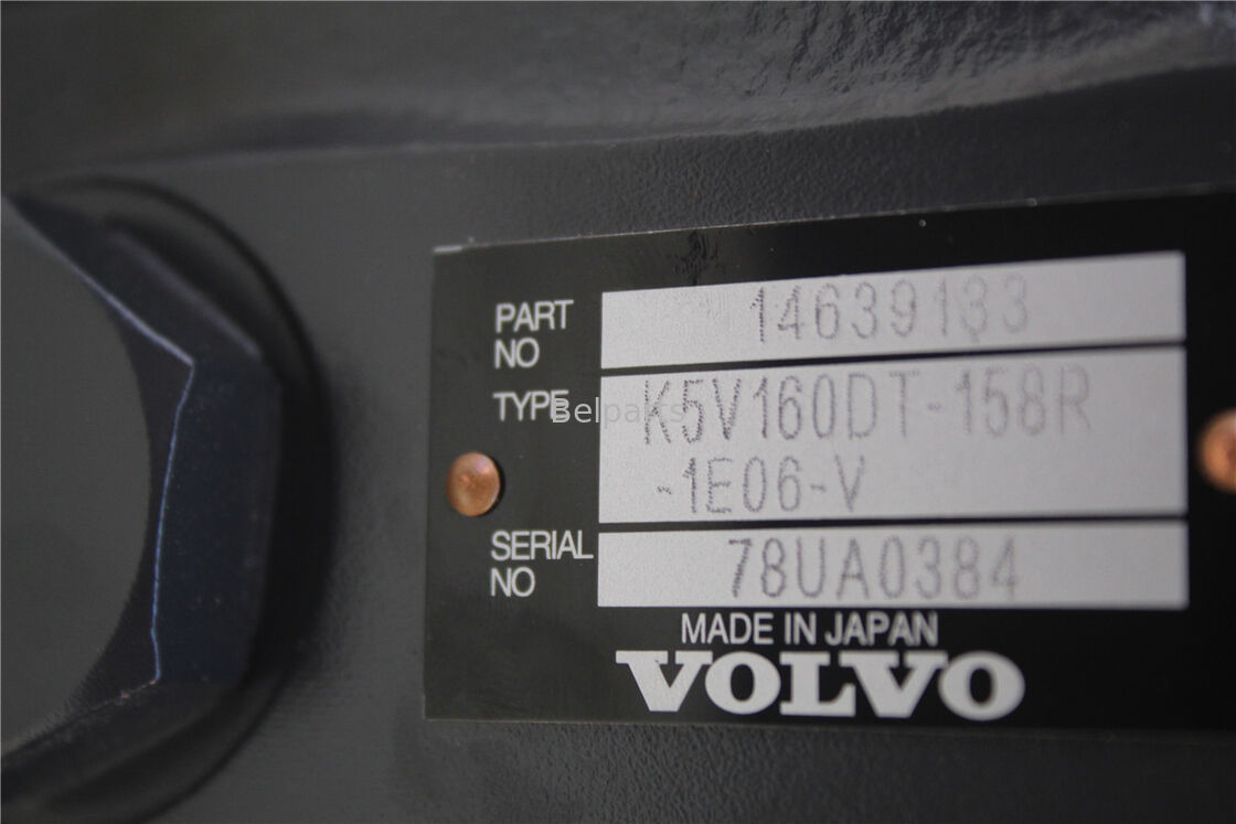 EC300D EC350D EC300DL پمپ هیدرولیک برای قطعات معدنی VOLVOO 14639133 پمپ پیستون اصلی K5V160DT-158R-1E06-V