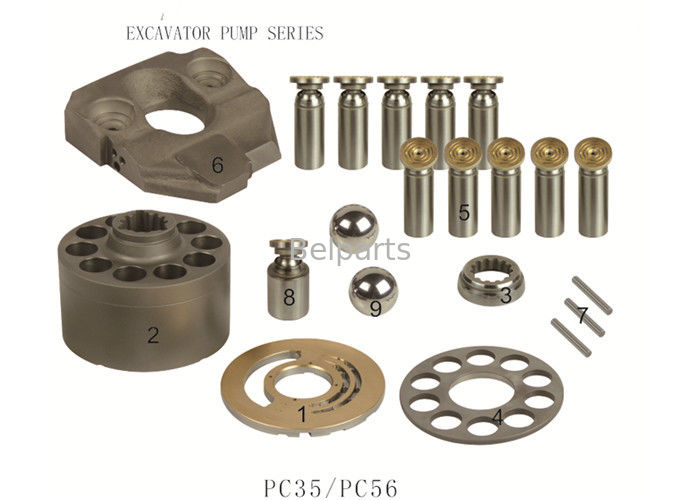 قطعات یدکی بیل مکانیکی Belparts 708-3S-00512 PC35 PC56 Hydraulic Motor Parts