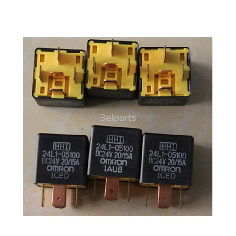 رله قطعات یدکی بیل مکانیکی 24L1-05100 برای رله HL730-7 HL730-7A R380LC-9 HL740-9S با 3 پلگ 24L105100