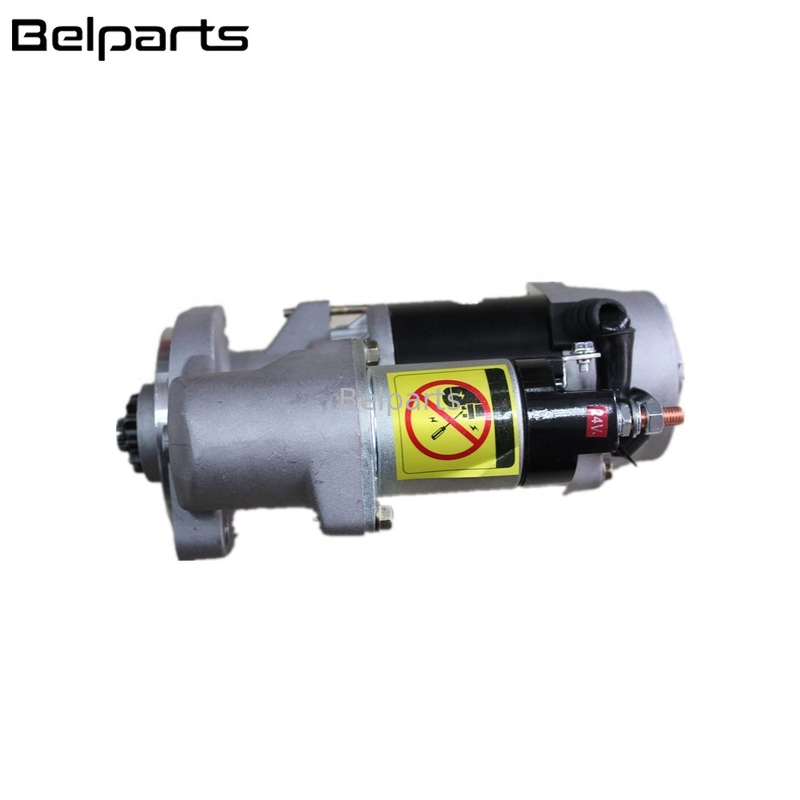 قطعات یدکی بیل مکانیکی بلپارتز SK200-8 SK330-8 موتور J08C J05C J05E VH281002894A VH28100E0080 موتور 24 ولت استارت