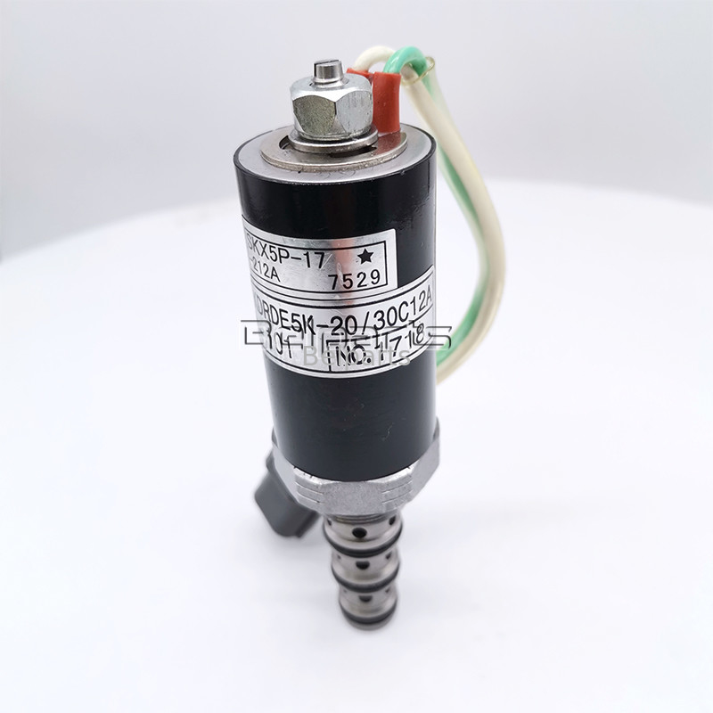 قطعات بیل مکانیکی هیدرولیک کوچک SK200-5 12A-101 12A-111 G24D12 G24Y12 شیر برقی پمپ اصلی