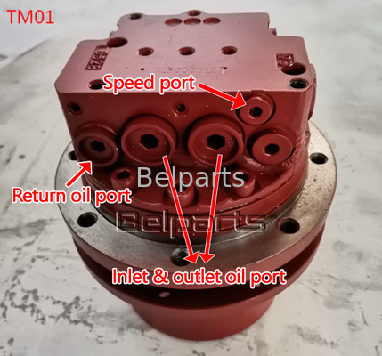 قطعات بیل U15-3 KX41.2 KX41.2V KX36.3 K008 حفاری موتور هیدرولیک Kubota15 SK1.5 برای TM01